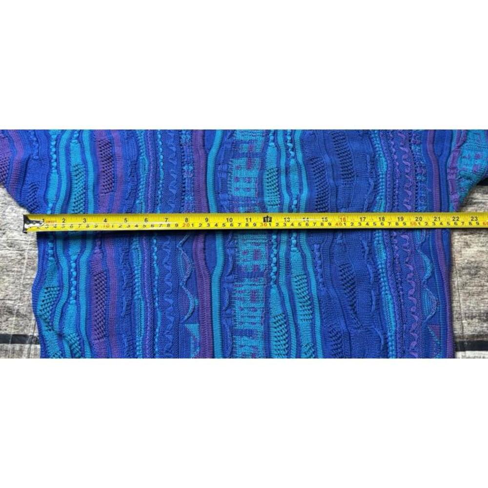 COOGI Multi-Blue Patterned Crewneck Sweater - Picture 13 of 15